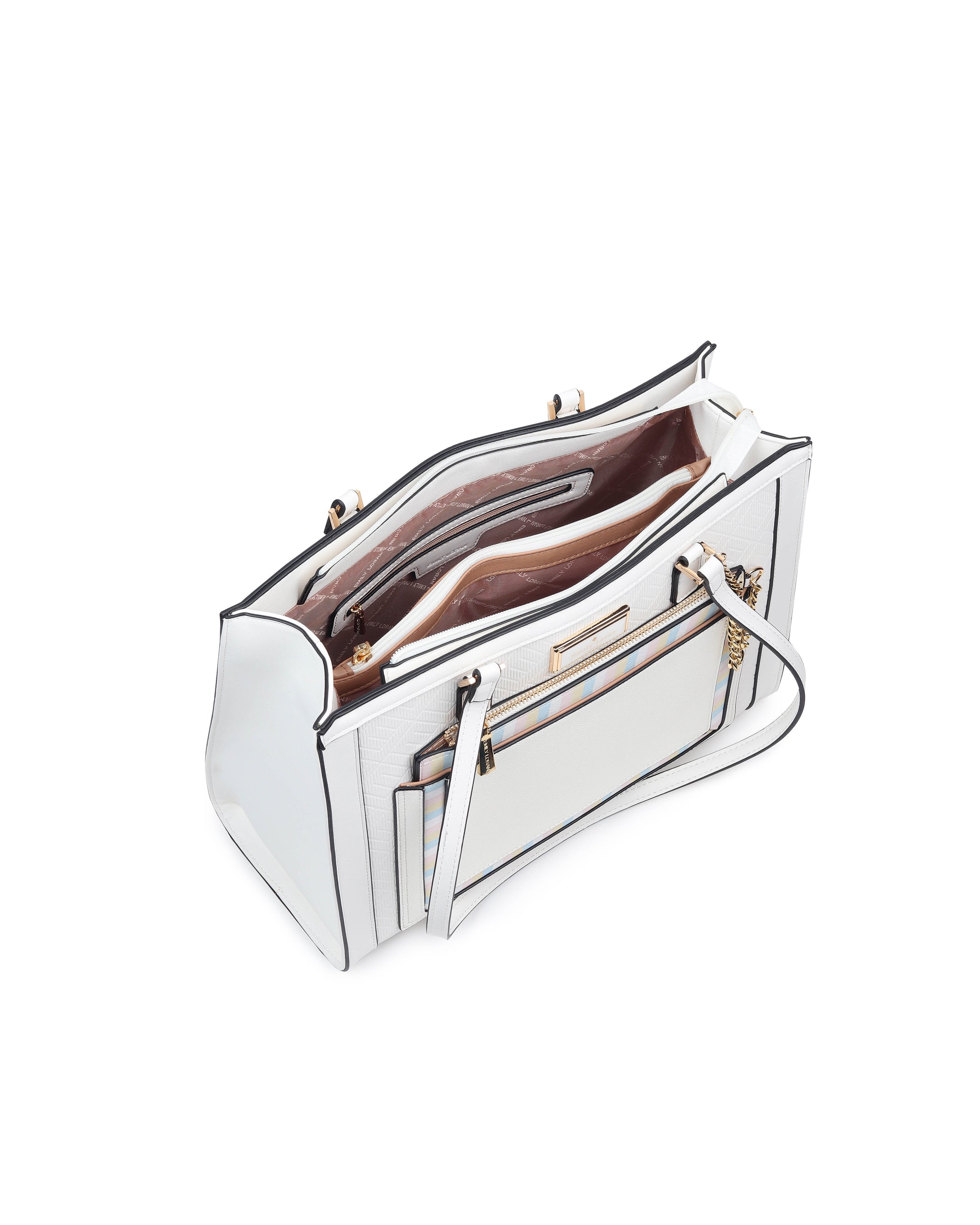 Flora Tote Bag - White