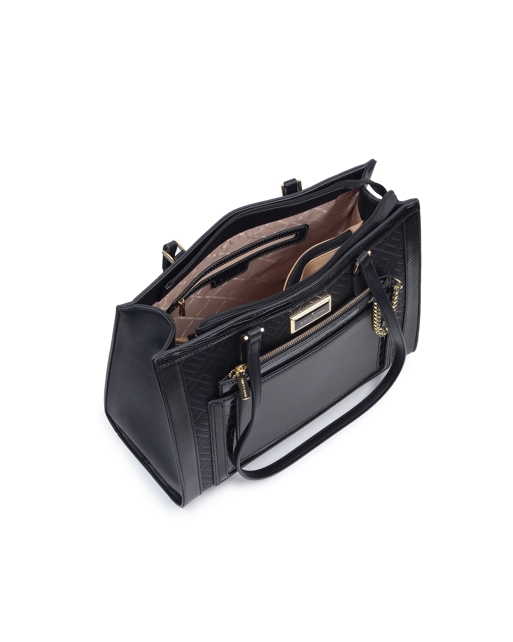 Flora Tote Bag - Black