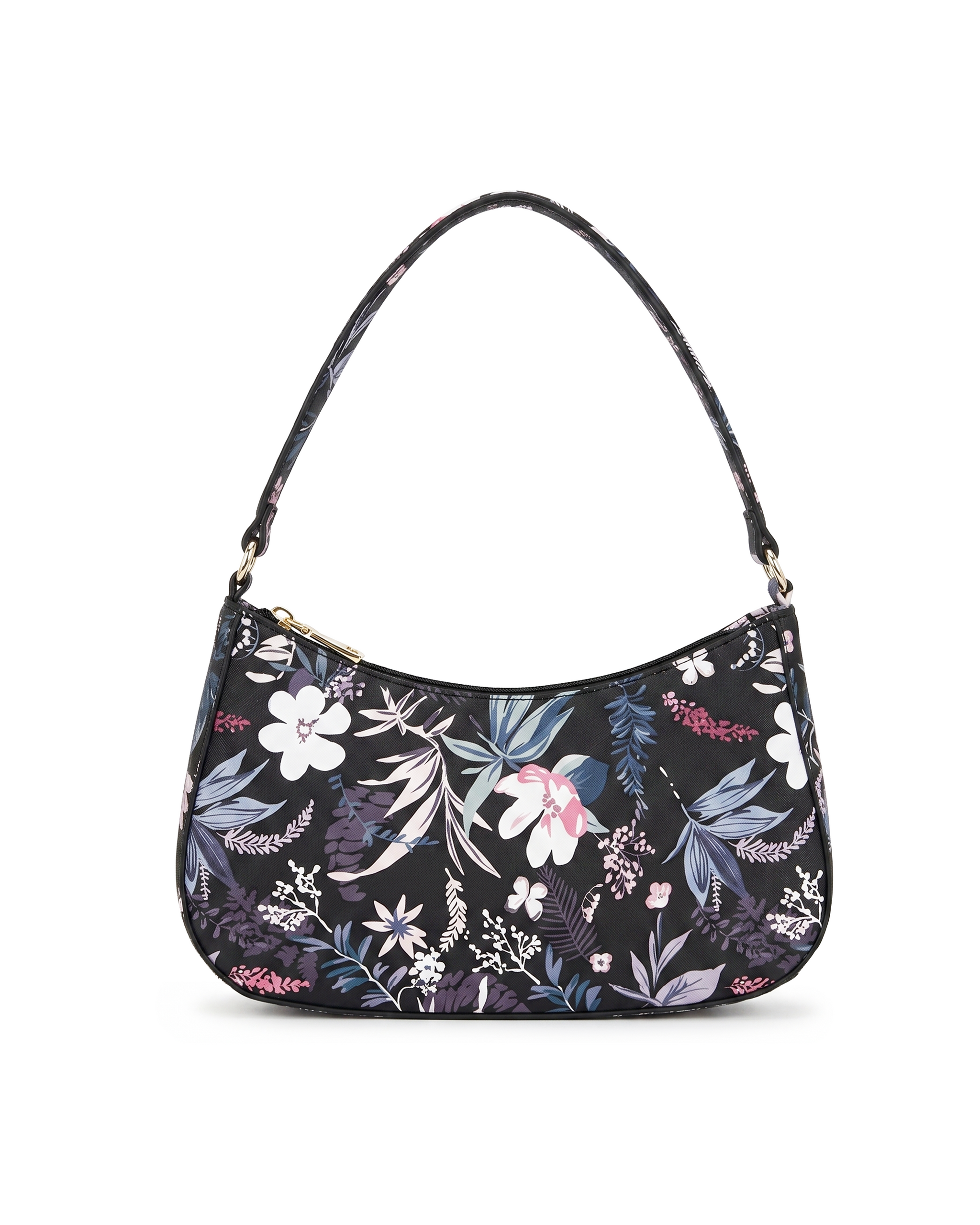Opaline Duo Shoulder Bag- Black Floral