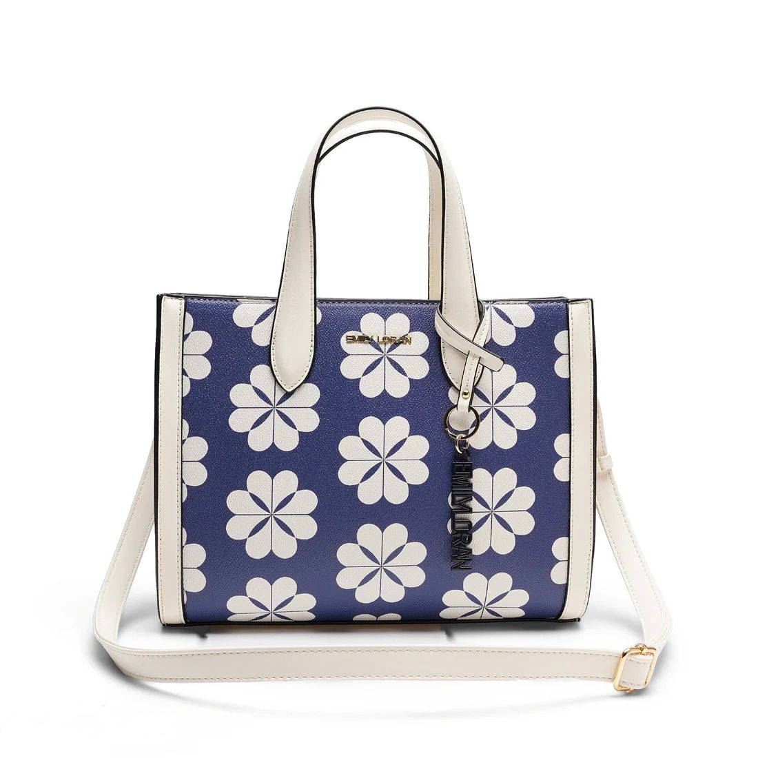 Daisy Bloom Tote Bag - Blue