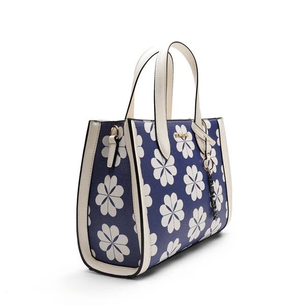 Daisy Bloom Tote Bag - Blue
