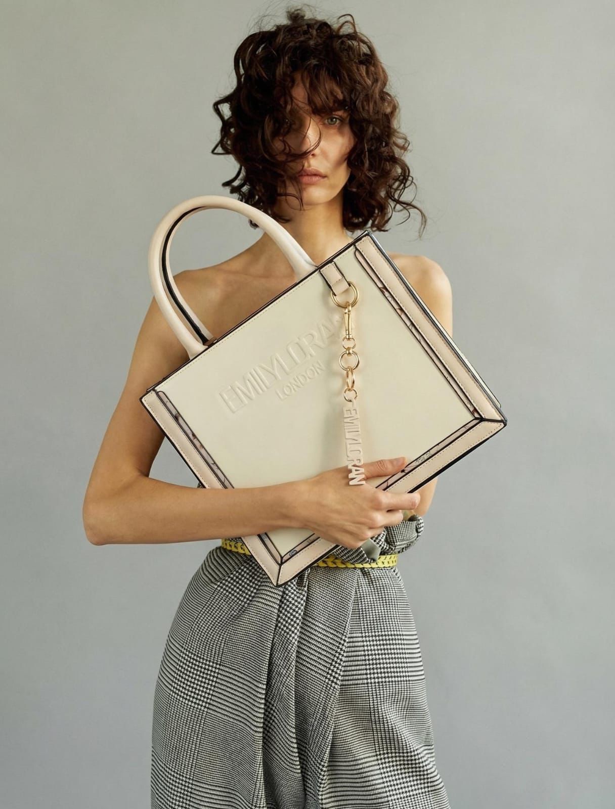 Zivaracharm Handbag- Beige