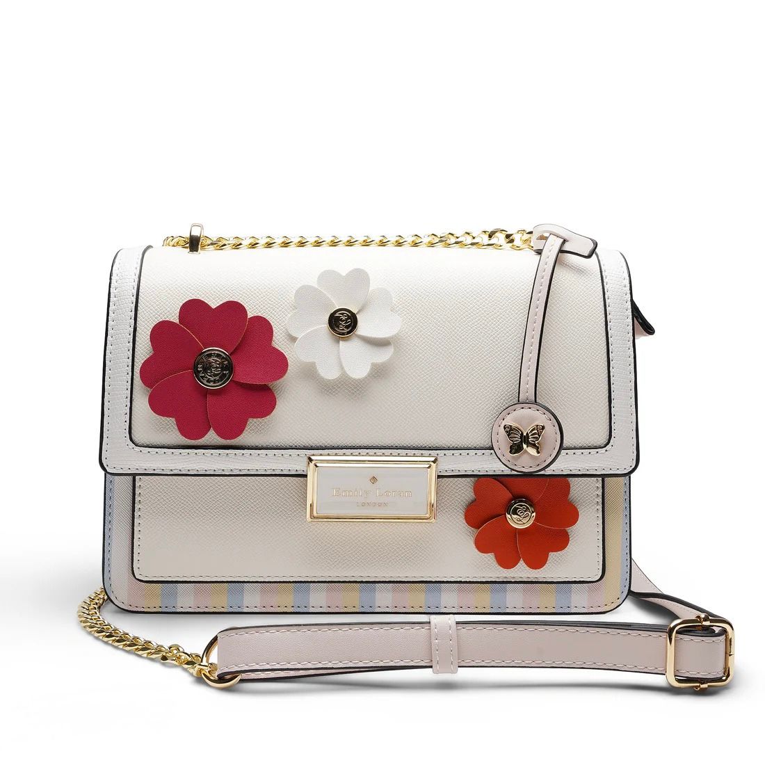 Rosette Luxe Shoulder Bag - Pink