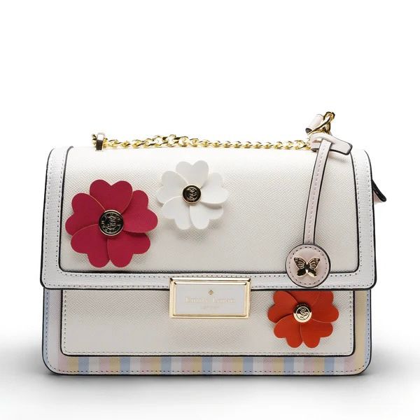 Rosette Luxe Shoulder Bag - Pink