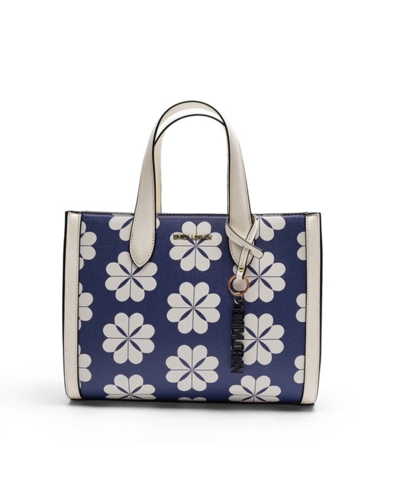 Daisy Bloom Tote Bag - Blue